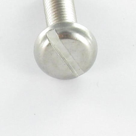 1 x Metallschrauben Breiter zylindrischer Halbrundkopf Gespalten M6x16 Chromstahl