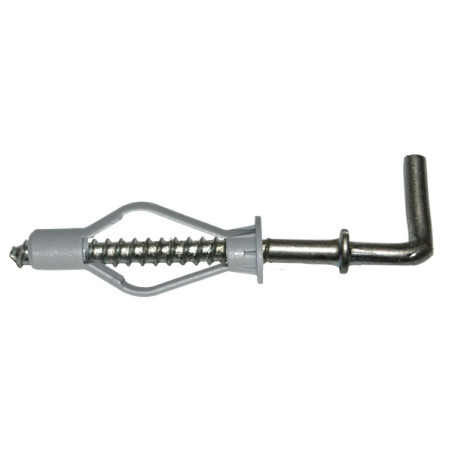 1 x Dübel Nylon 8x40 Mit Haken DURCHSCHNITT Kreuzschlitz 4x45