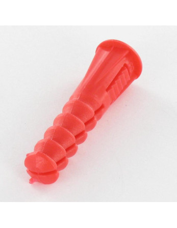 1 x Dübel mit flansch RAM RC 8x39 Rot