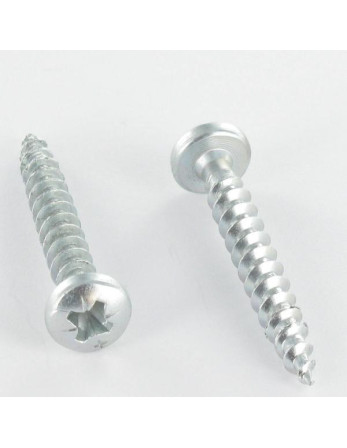 1 x Spanplattenschraube Rundkopf Pozi 6X80...