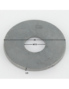 Scheiben/Unterlegscheibe Flach M12x40x2,5 LL Hohe... 2