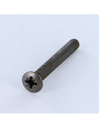 1 x Metallschrauben Flacher Senkkopf Pozi M5X40...