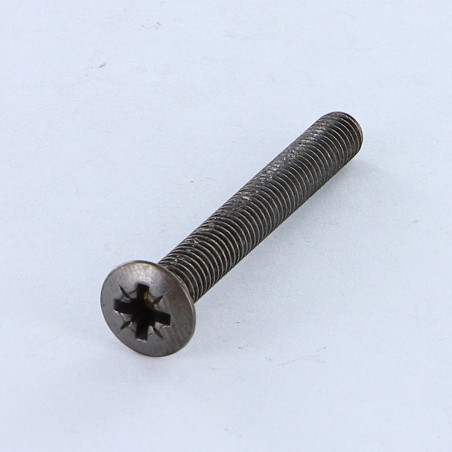 1 x Metallschrauben Flacher Senkkopf Pozi M5X40 Bronze Stahl
