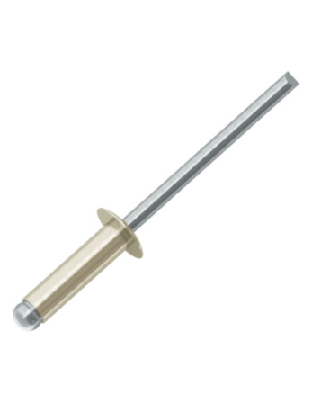 1 x Blindniete Aluminio Vástago acero 3,4 x 11...
