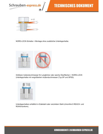 1 x Scheiben/Unterlegscheibe NORD-LOCK ®...