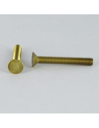 1 x Metallschrauben Messing Senkkopfschraube...