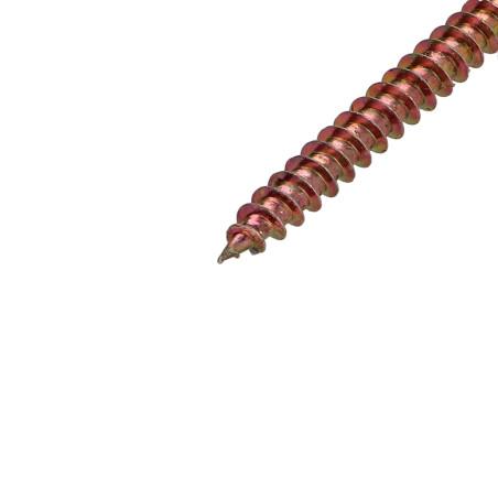 1 x Spanplattenschrauben Rundkopf Pozi N°2 5X60 Dichromat