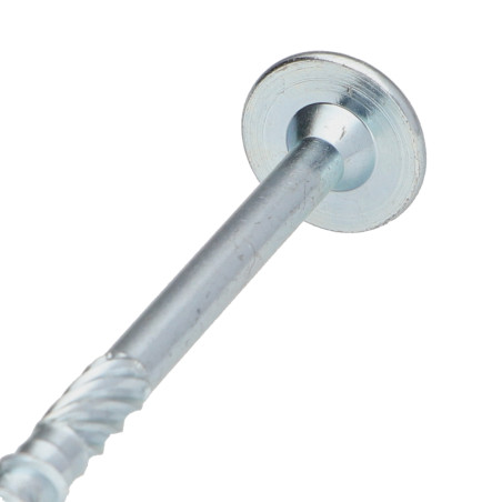 1 x Spanplattenschrauben TEKOR Tellerkopfschrauben T40 cut Bohrspitze mit Typ 17 Spitze 10x100 Teilgewinde Verzinkt