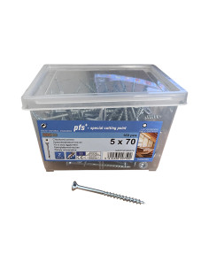 Eimer 160 Spanplattenschraube 5X70 Senkkopf T25 cut...