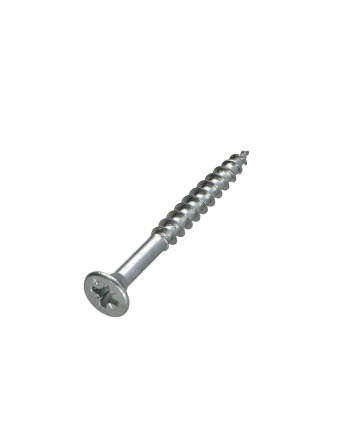 1 x Spanplattenschraube Senkkopf Pozi 4,5X60...