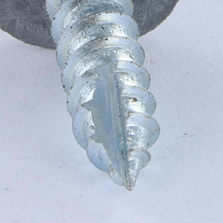 1 x Blechschraube TH/RD. LCV 6,3 x 25 Verzinkt cut Bohrspitze mit Typ 17 Spitze