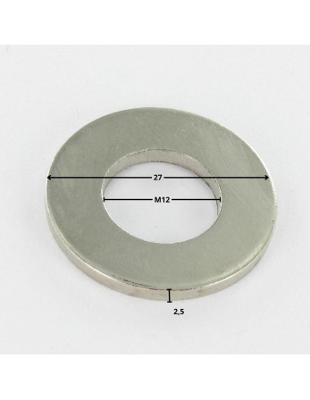 1 x Scheiben/Unterlegscheibe Flach M12x27x2,5 M...