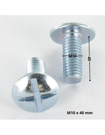 1 x Schraube Flachrundkopfschraube Gespalten In...