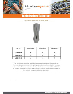 Dübel Beton ZELLULÄR Fischer GB10 2