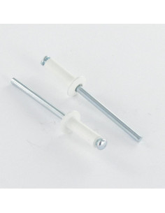 Blindniete Aluminio Vástago acero 6x14 Klemmdicke 6 für 8...