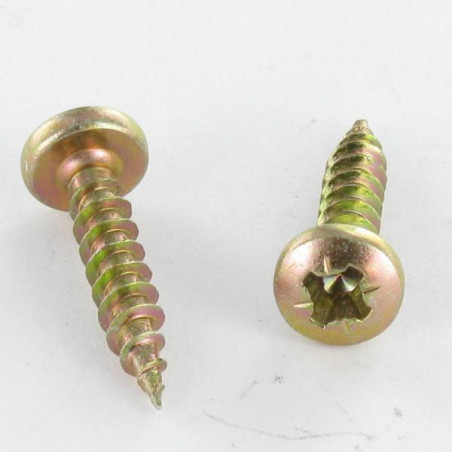 1 x Spanplattenschrauben Rundkopf Pozi N°2 4,5X35 Dichromat