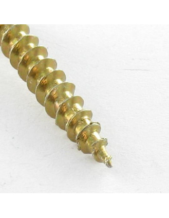 1 x Spanplattenschraube Rundkopf Pozi 4,5X50...