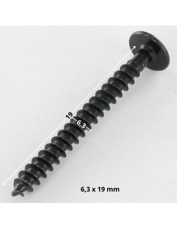 1 x Blechschraube Sechskantkopf 6,3 x 19 +...