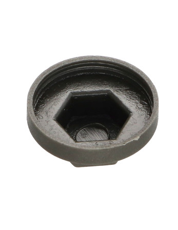 1 x Kappe Sechskantkopf Polyethylen RAL7022...