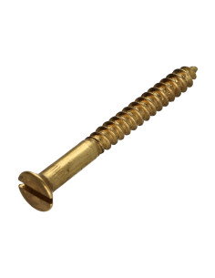 Holzschraube Messing Senkkopfschraube Gespalten 5X70