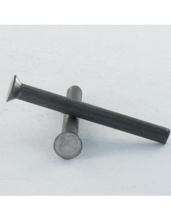 1 x Vollniet Senkkopfschraube 3x8 Rohstahl