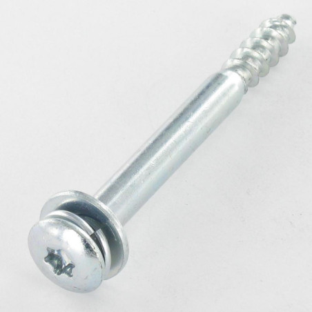 1 x Spanplattenschrauben Flachrundkopfschraube 7X70 Mit Gewinde 30 T30 Scheiben/Unterlegscheibe GRO+PL Verzinkt CR3 48 hbs