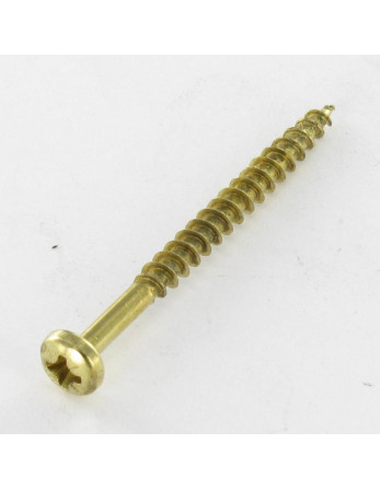 1 x Spanplattenschraube Rundkopf Pozi 4X25...
