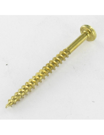 1 x Spanplattenschraube Rundkopf Pozi 4X25...