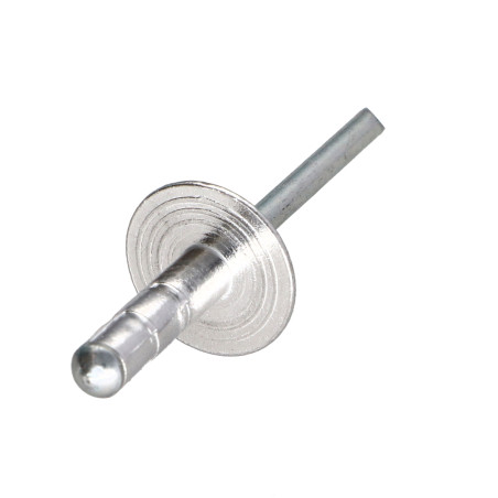 1 x Blindniete Multigrip Aluminium Stahlgewinde 4,8 x 17 Extra breiter Kopf