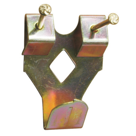 1 x Schachtel mit 10 Haken Bild Mit Nagel Nummer 3 Vermessingtem Stahl