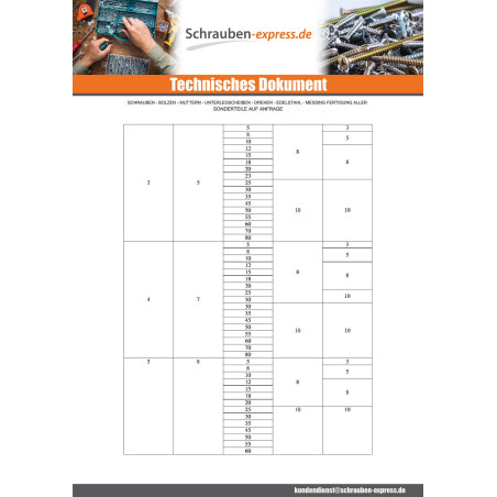 1 x Kupplungsmutter Sechskant Männlich weiblich M6/10 10x30 Mit Gewinde 10 Verzinkt