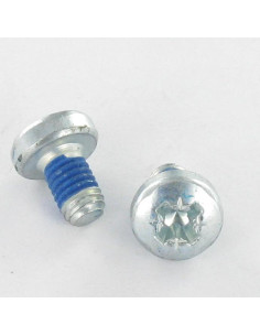 Metallschrauben breitem gewölbtem kopf Pozi PZ4 M6x10...