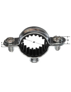 Einfacher schalldichter Befestigungskragen M7X150... 2