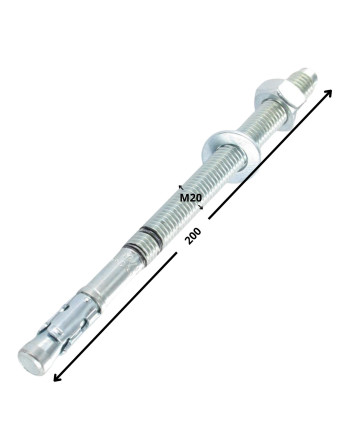 1 x Dübel BOZELENANKER R-XPTIIIZP M20X200...
