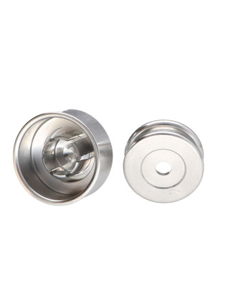 1 x Haken dekorativ Aluminium mit Befestigung...