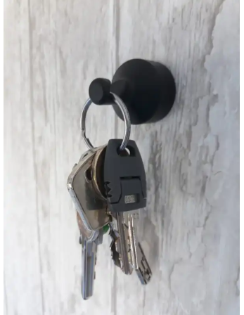 1 x Haken dekorativ Aluminium mit Befestigung...
