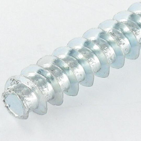 1 x Schraube PVC Zylindrischer Flachkopf Pozi 6X29 Gewinde 40 RUSPER GRAU