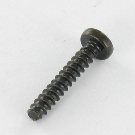 1 x Blechschraube breitem gewölbtem kopf Pozi 2,9 x 16 Stahl schwarz verzinkt Ohne Nagel