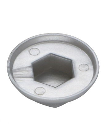 1 x Kappe Sechskantkopf Polyethylen RAL9006...