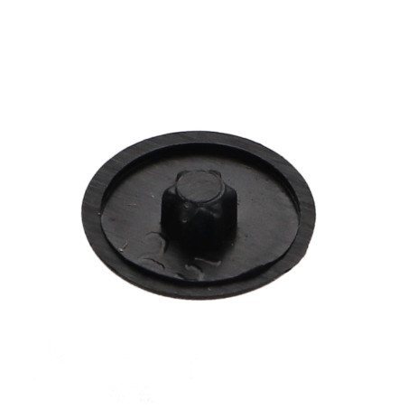 1 x Schraubenkopfabdeckung T25 Kopf-Durchmesser 13,5 Schwarzes Polyethylen