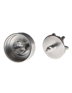 Haken dekorativ Aluminium mit Befestigung für Gipskarton... 2