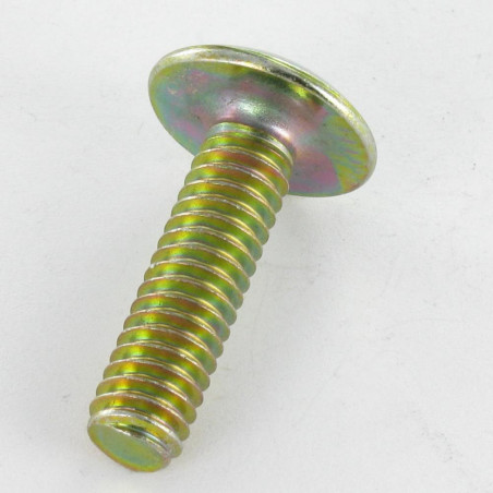 1 x Schraube Flachrundkopfschraube Gespalten In Kreuz M8x20 Dichromat