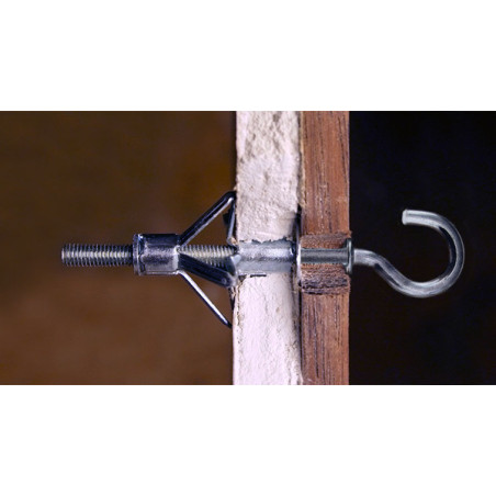 1 x Metalldübel 4X38 für Haken Verzinkt