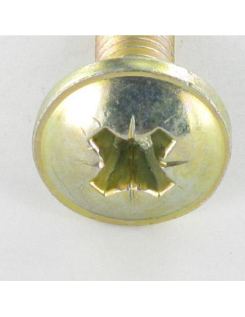 1 x Schraube Flachrundkopfschraube Pozi M6x24...