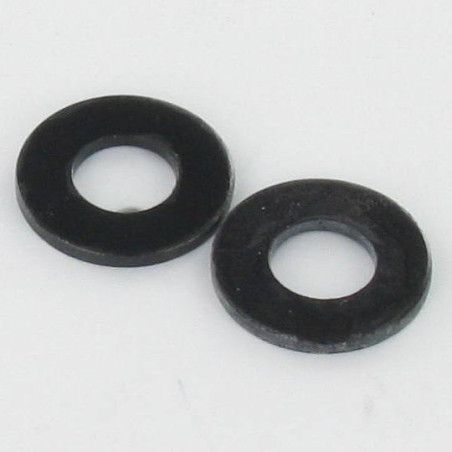 1 x Scheiben/Unterlegscheibe Flach 6x18x2 Stahl schwarz verzinkt