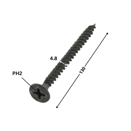 1 x Schraube für Gipsplatte GFD Metallphosphat 4,8X130