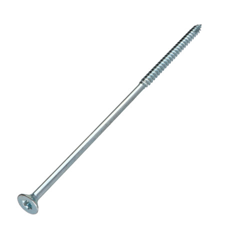 1 x Spanplattenschraube TEKOR Senkkopfschraube Gezahnt 6X180 Mit Gewinde 70 T30 Verzinkt cut Bohrspitze mit Typ 17