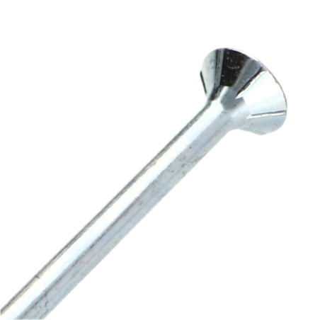 1 x Spanplattenschraube TEKOR Senkkopfschraube Gezahnt 6X180 Mit Gewinde 70 T30 Verzinkt cut Bohrspitze mit Typ 17