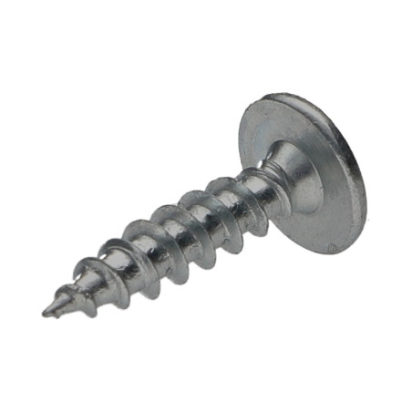 1 x Spanplattenschrauben Flachrundkopfschraube Pozi N°2 4X25 Gesamtgewinde Kopf-Durchmesser 10 Verzinkt