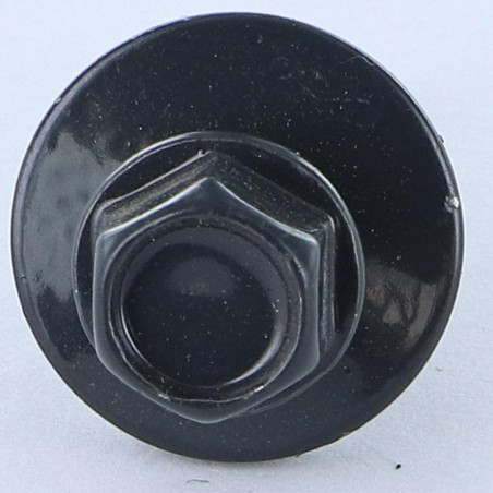 1 x Selbstbohrende Schrauben Sechskantkopf 5,5 x 25 Scheibe mit EPDM Neopren-Dichtung Verzinkt RAL7016 anthrazitgrau